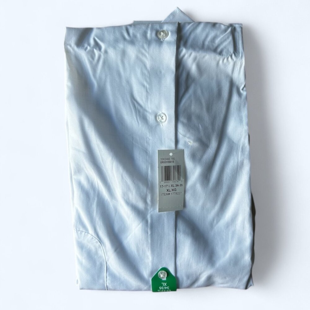 Calvin Klein Men’s Active Performance Stretch Dress Shirt White Size XL - Picture 2 of 9